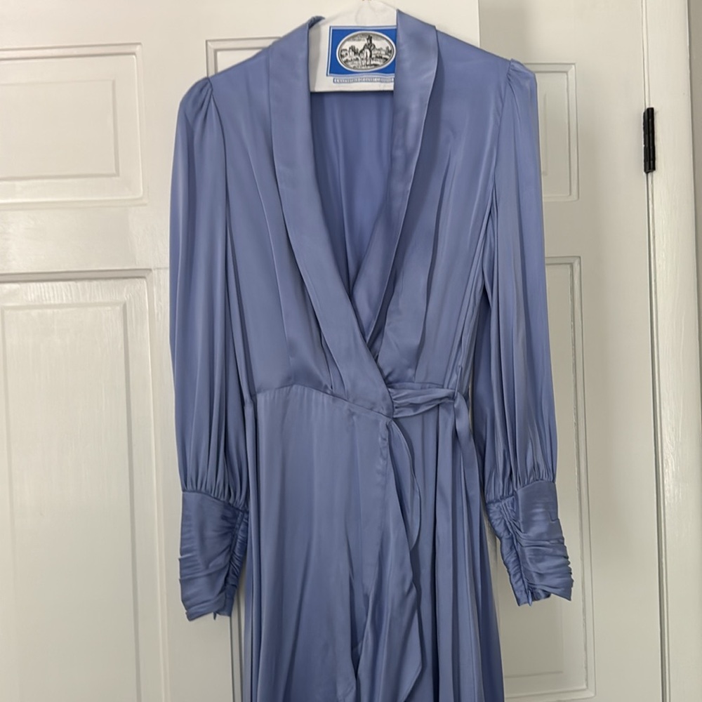Zimmermann Silk Wrap Midi-Dress Size:AU 1